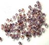 100 4mm Faceted Rainbow Amethyst Firepolish Beads